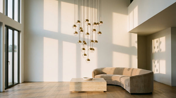Luminaire pour grande hauteur sous plafond : la méthode