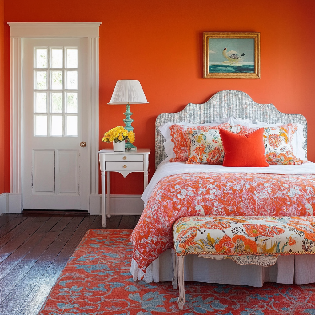 Comment adopter la couleur corail dans la chambre ?