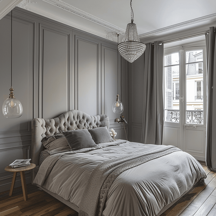 La Chambre Grise : Intemporelle et Chic