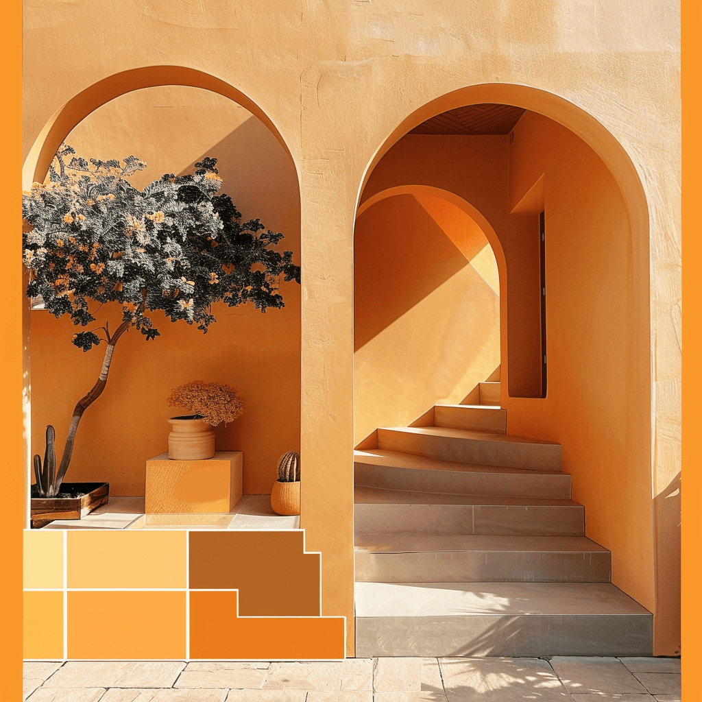 Les 6 plus belles couleurs complémentaires de l’orange