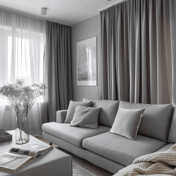 Quelle Couleur de Rideaux avec un Canapé Gris ?