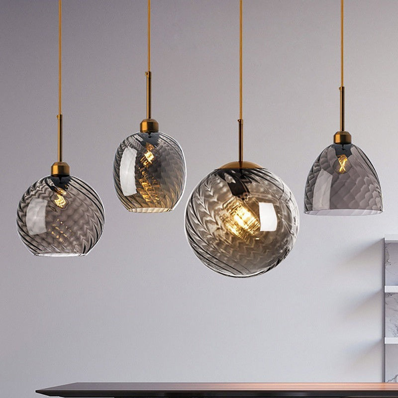 Lustre Boule Verre Designix.fr