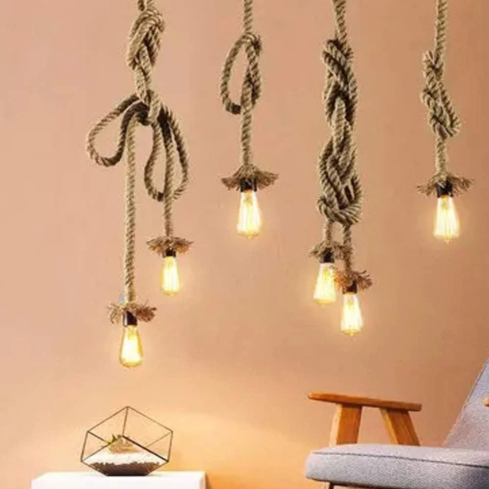 Lustre en Corde Designix.fr