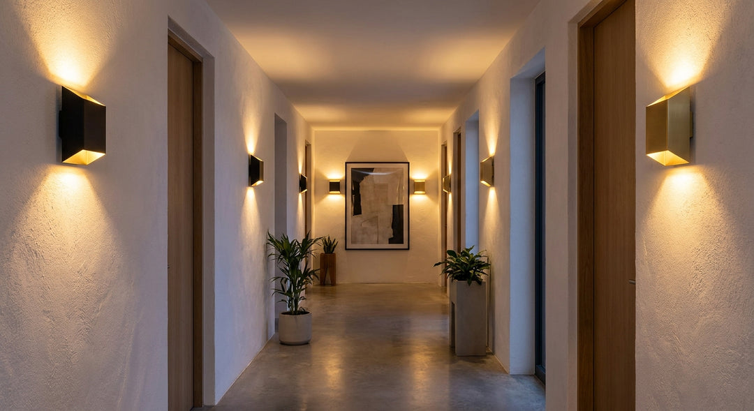 Appliques murales LED puissantes design — éclairage up/down Designix
