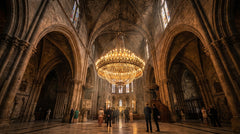 Lustre Plafond Cathédrale