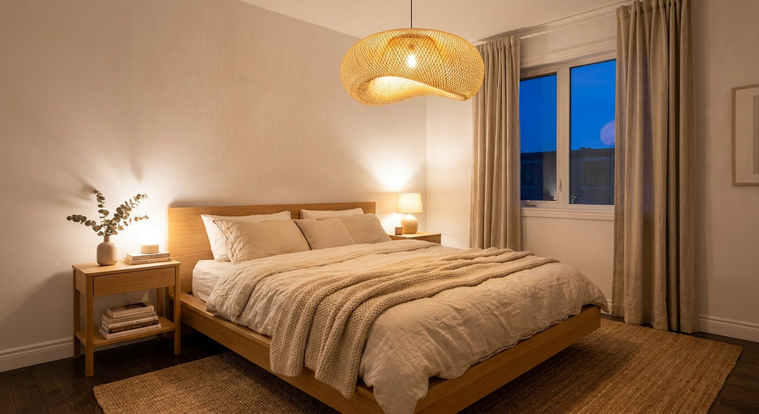 Suspension chambre adulte moderne tendance — luminaire suspendu chambre Designix