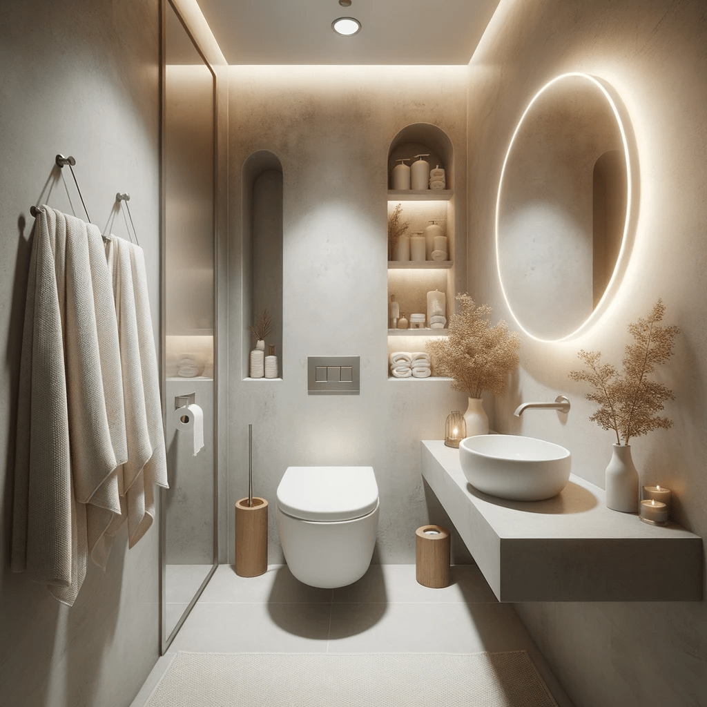 Décoration Toilettes, Déco Toilettes Chic, WC Petit Espace - Designix