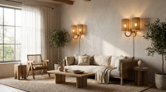 Applique murale corde