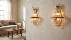 Applique murale cristal
