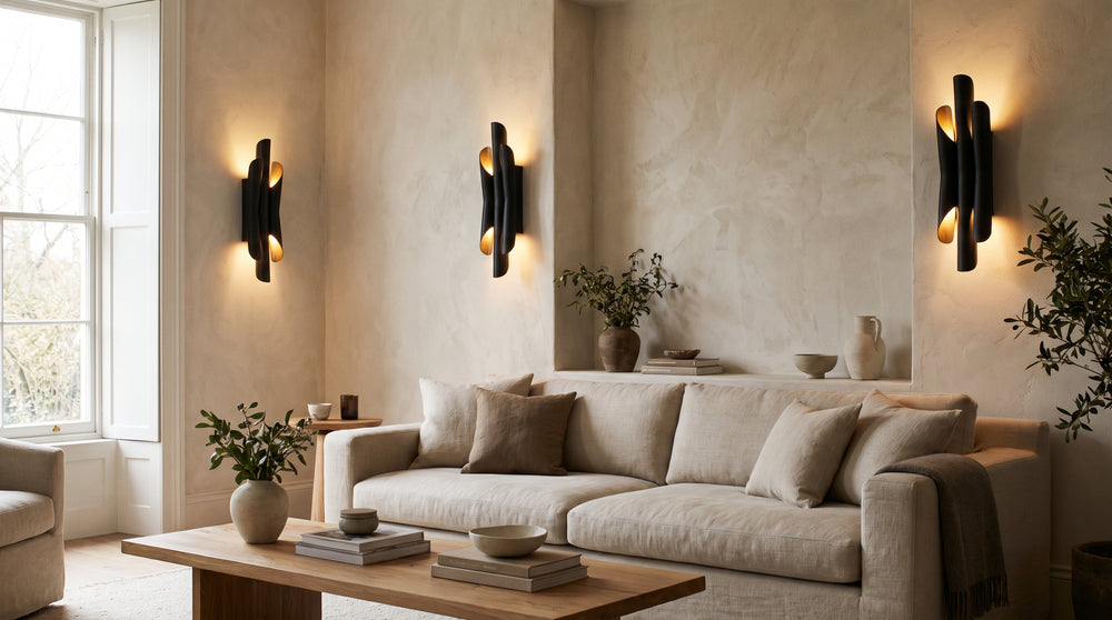 Appliques murales coloris noir design