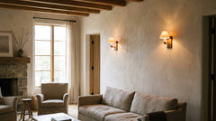 Appliques murales coloris terracotta