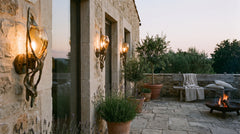 Appliques murales d'extérieur design pour terrasse