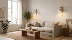 Appliques murales en bois scandinave