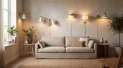 Appliques murales en bois scandinave