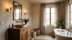 Appliques murales en laiton pour salle de bain