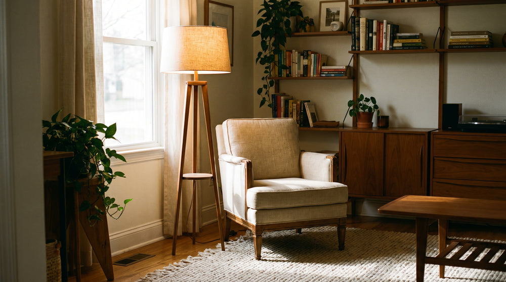 Lampadaire autruche