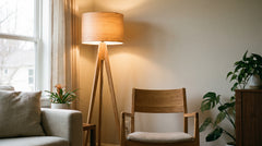 Lampadaire Bois