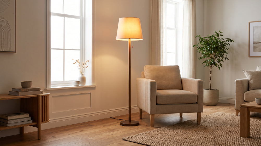 Lampadaire chrome