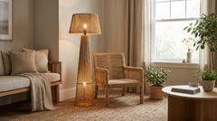 Lampadaire corde