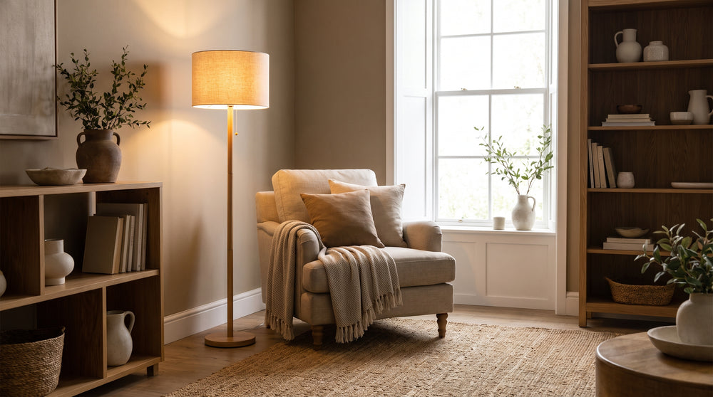 Lampadaire courbe