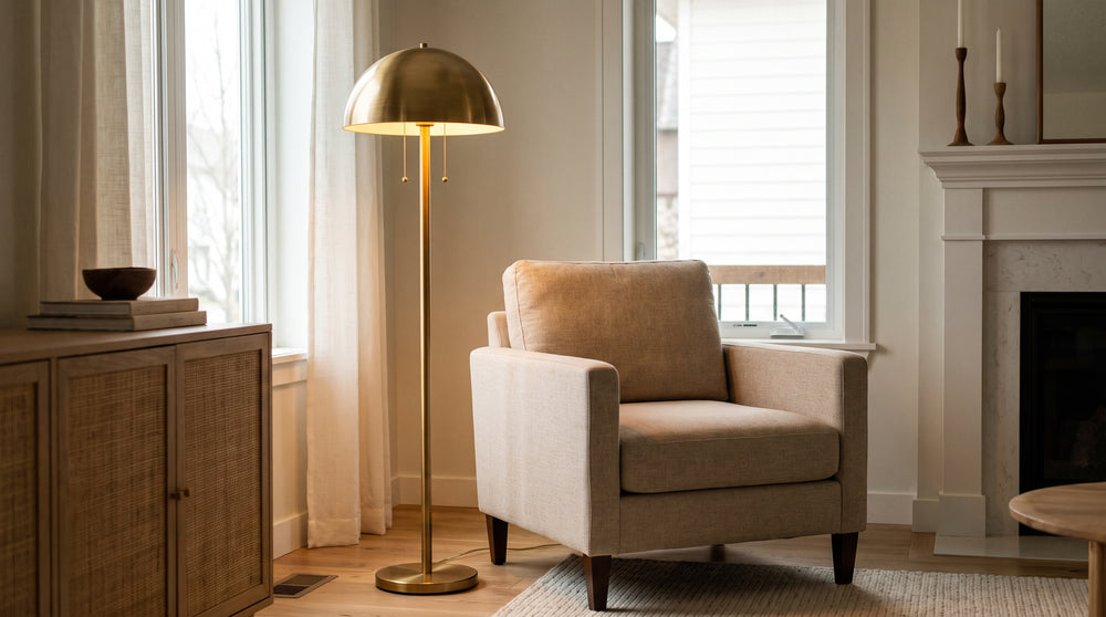 Lampadaire globe