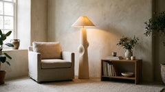 Lampadaire marron