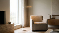 Lampadaire minimaliste