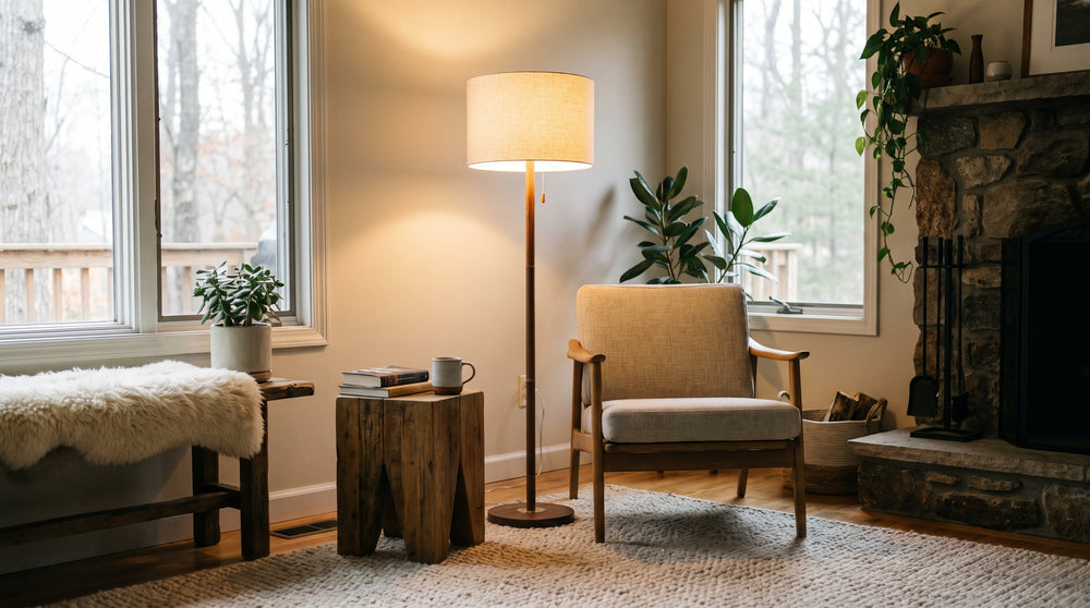 Lampadaire orange