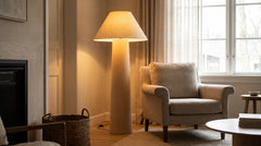 Lampadaire terracotta