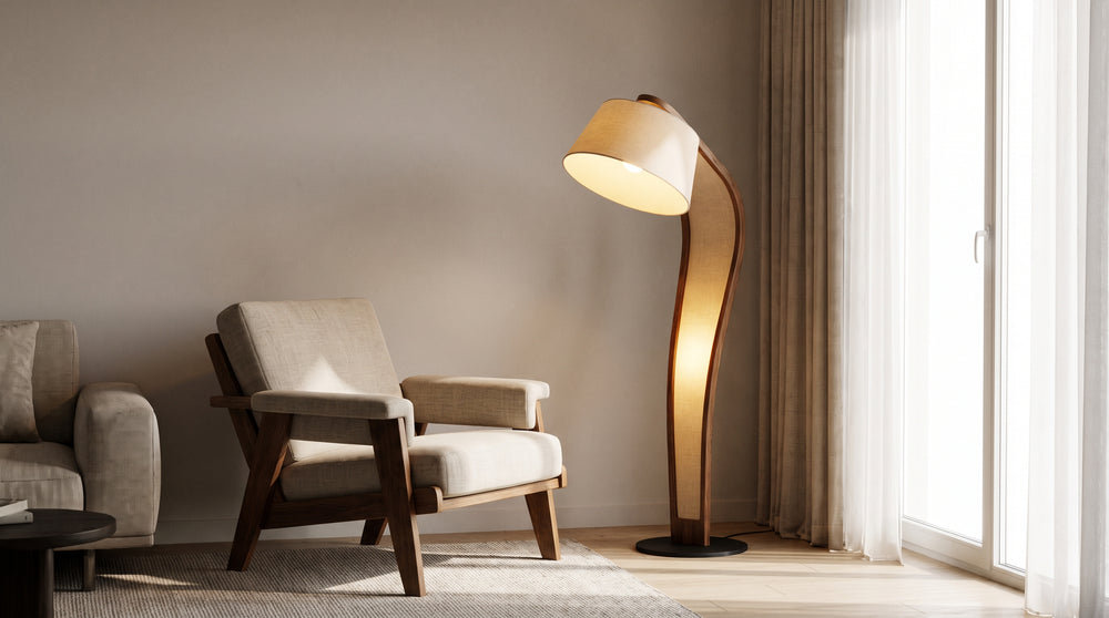 Lampadaires coloris bleu design