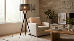 Lampadaires coloris noir design