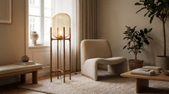 Lampadaires coloris vert design