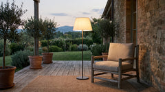 Lampadaires d'extérieur rechargeables