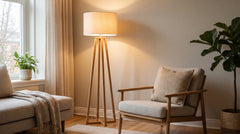 Lampadaires en bois moderne