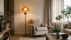 Lampadaires en métal vintage