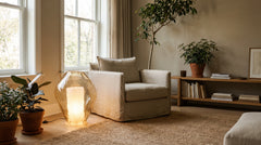 Lampadaires en verre pour salon