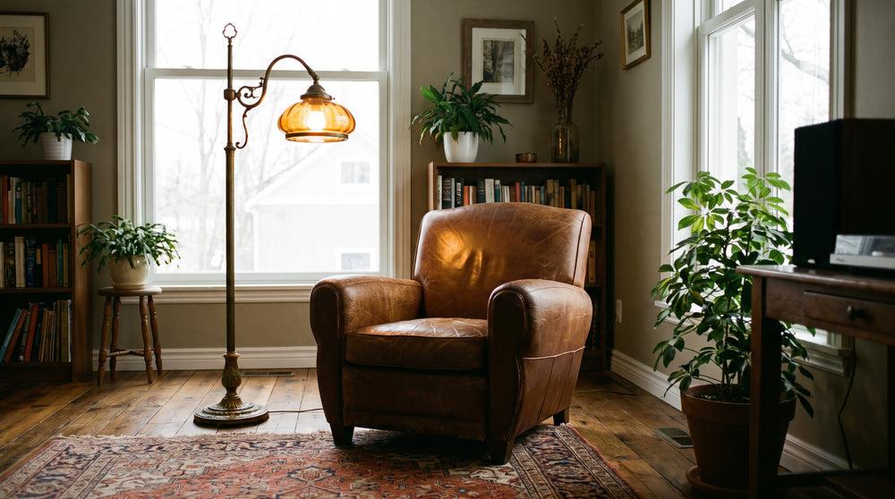 Lampadaires vintage pour salon