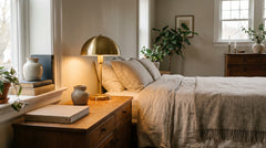 Lampe de chevet laiton