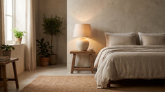 Lampe de chevet lin