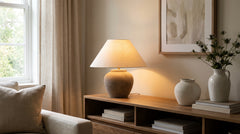 Lampes à poser coloris argenté