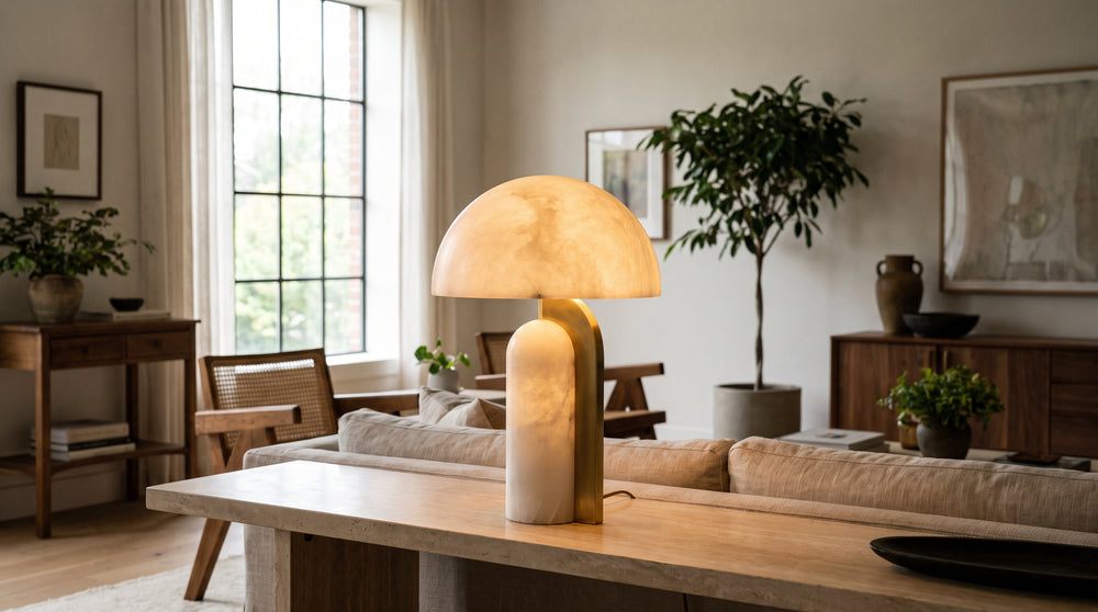 Lampes à poser coloris jaune design