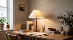 Lampes à poser coloris rouge pour bureau