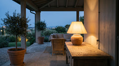 Lampes à poser d'extérieur pour terrasse