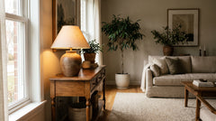 Lampes à poser en acier