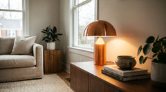 Lampes à poser en cuivre