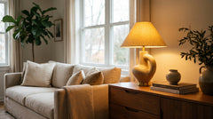 Lampes à poser en lin