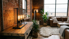 Lampes à poser style industriel pour salon