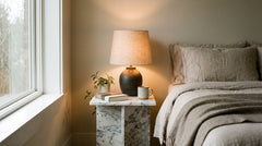 Lampes en marbre de chevet