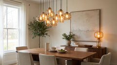 Luminaires coloris marron