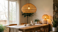 Luminaires coloris terracotta